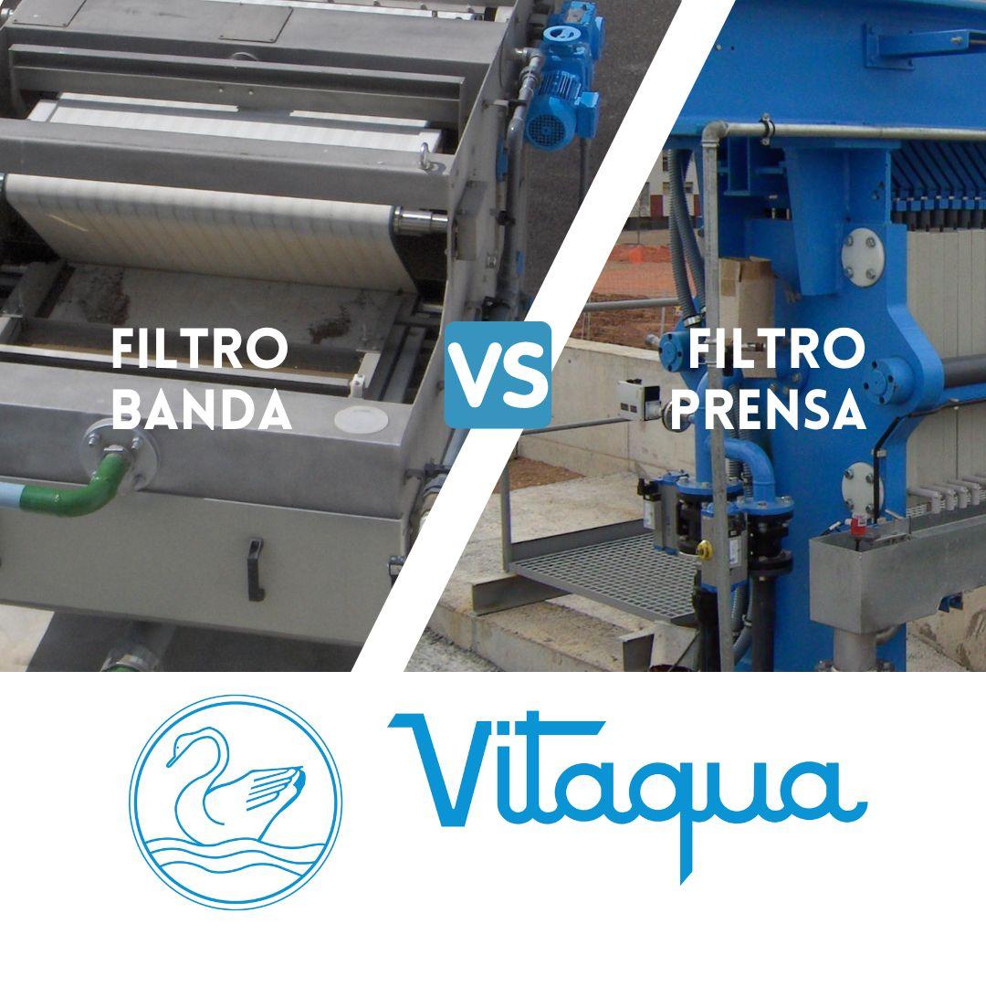 Comparativa entre Filtro Banda y Filtro Prensa Deshidratador de Fangos