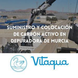 Suministro y Colocación de Carbón Activo en Depuradora de Murcia: Avanzando en el Tratamiento Cuaternario de Aguas