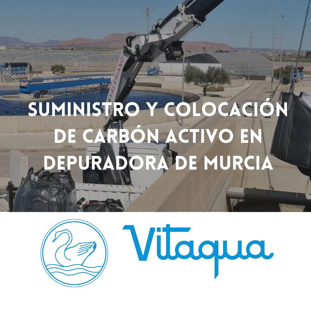 Suministro y Colocación de Carbón Activo en Depuradora de Murcia: Avanzando en el Tratamiento Cuaternario de Aguas