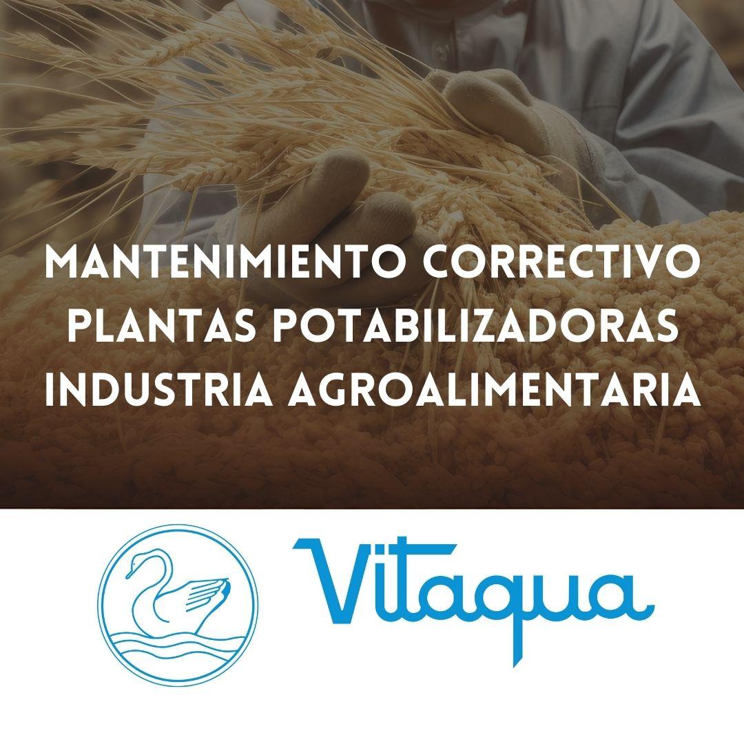 Mantenimiento Correctivo Plantas Potabilizadoras Industria Agroalimentaria